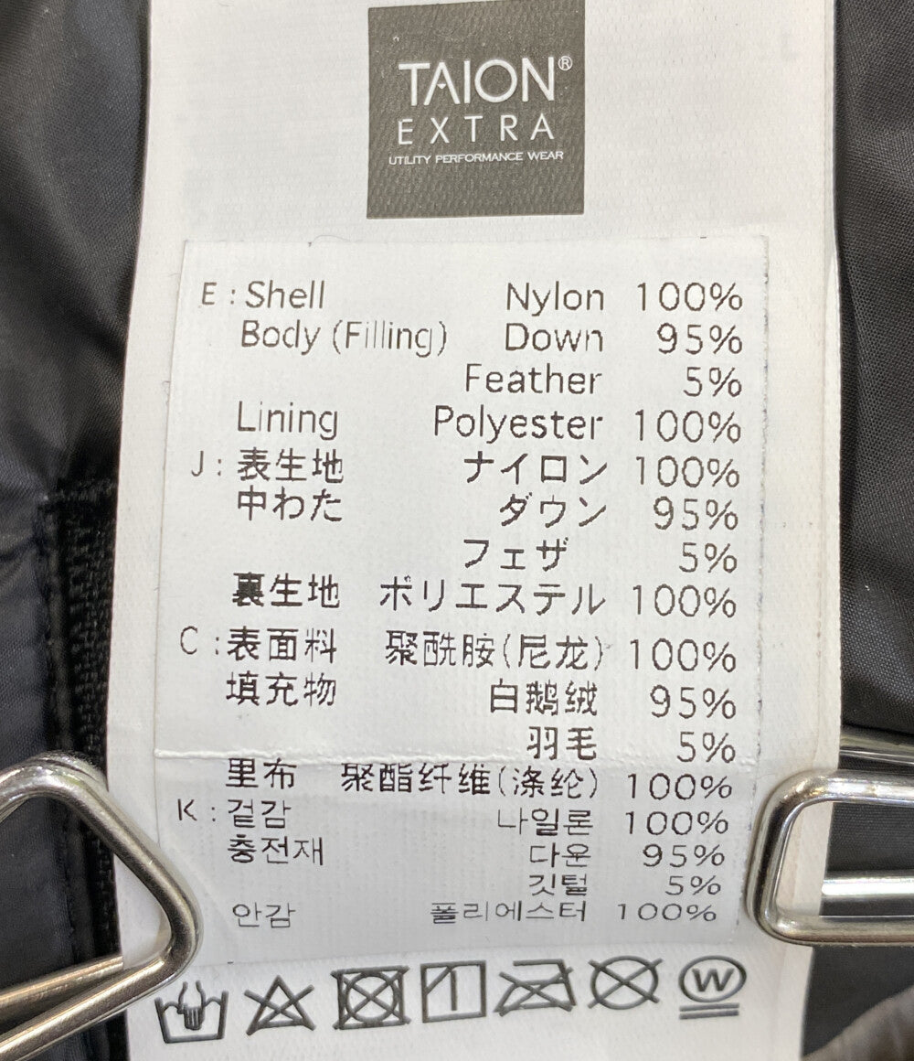 美品 TAION タイオン 3WAYダウンジャケット メンズ SIZE L