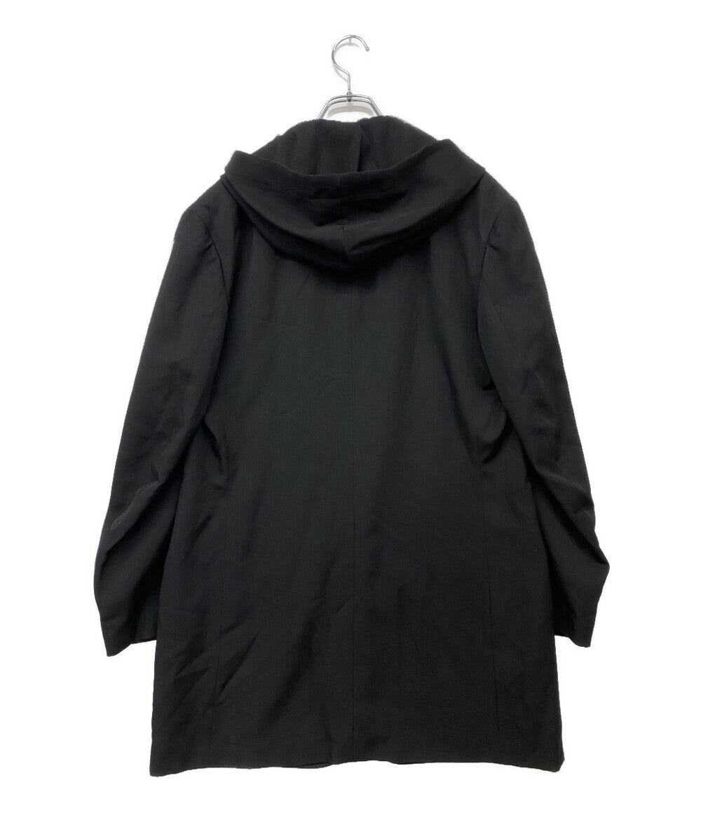 YOHJI YAMAMOTO POUR HOMME ウールギャバジンフードレイヤードジャケット H0-J29-100-2 メンズ SIZE 2 ヨウジヤマモトプールオム