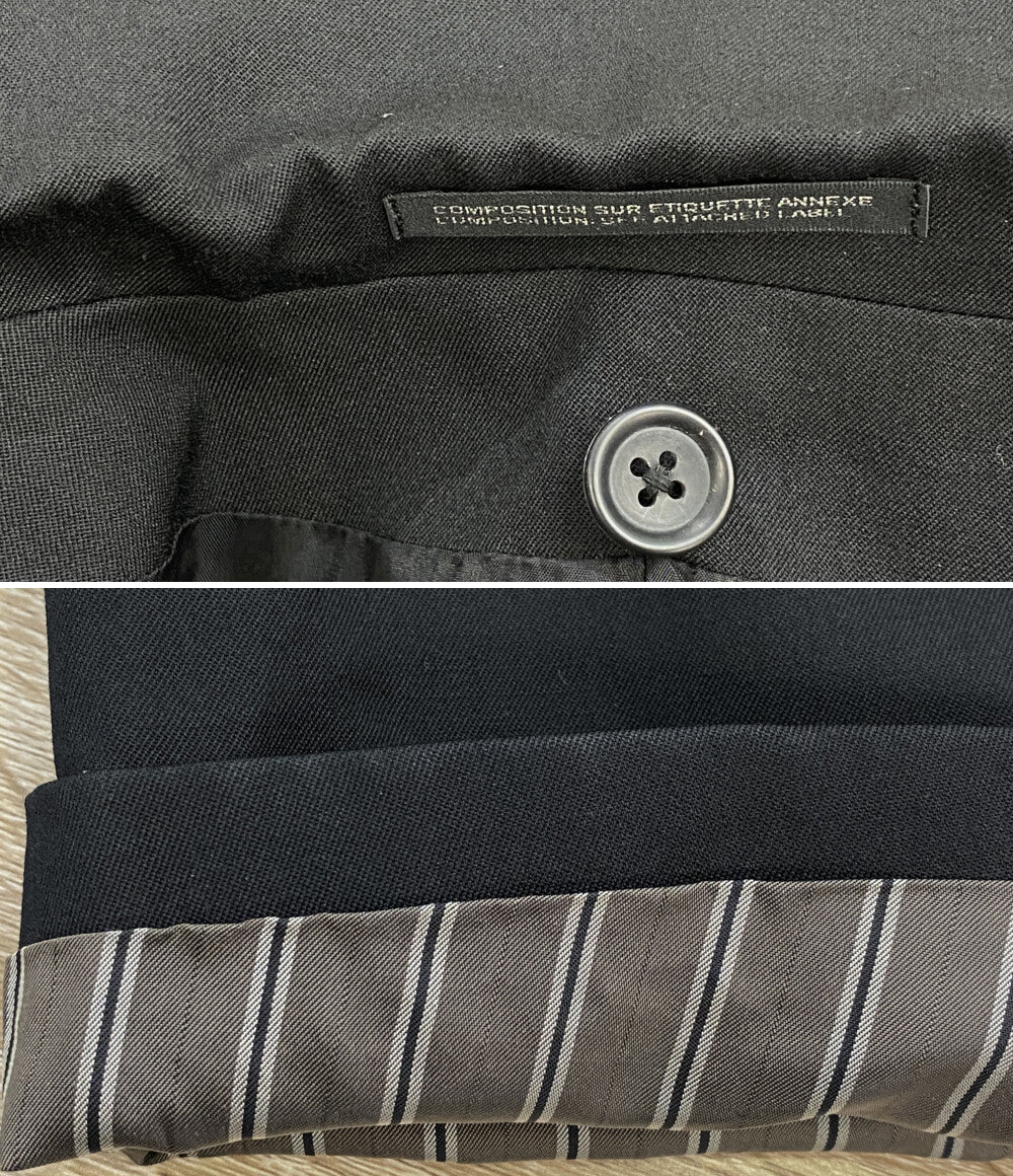 YOHJI YAMAMOTO POUR HOMME ウールギャバジンフードレイヤードジャケット H0-J29-100-2 メンズ SIZE 2 ヨウジヤマモトプールオム