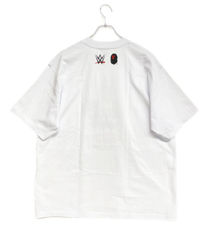 美品 A BATHING APE×WWE JOHN CENA ジョン・シナ 半袖Ｔシャツ BABY MILO TEE メンズ SIZE L アベイシングエイプ