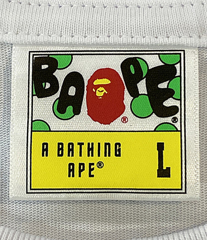 美品 A BATHING APE×WWE JOHN CENA ジョン・シナ 半袖Ｔシャツ BABY MILO TEE メンズ SIZE L アベイシングエイプ