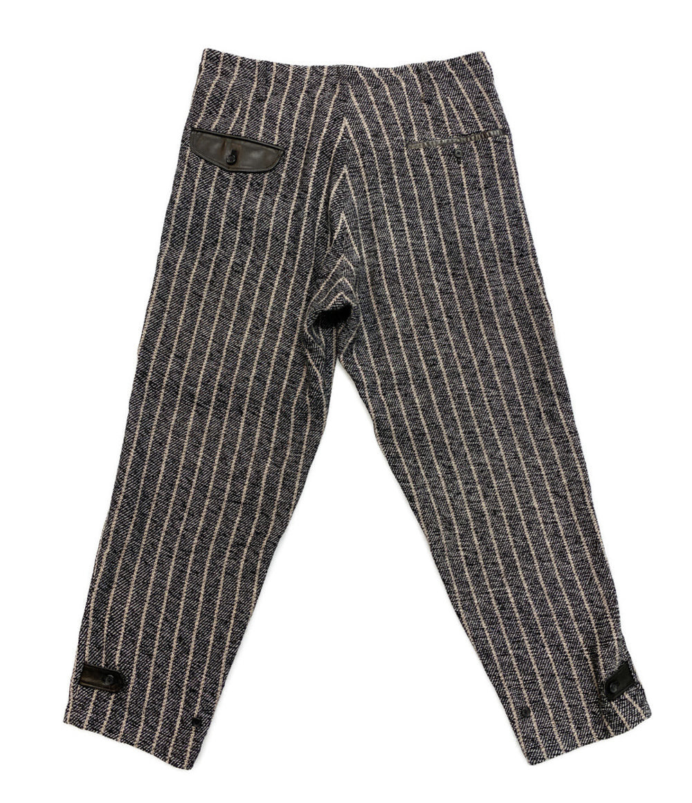 YOHJI YAMAMOTO POUR HOMME パンツ 3BLEND ST HEM TAB PANTS 24AW