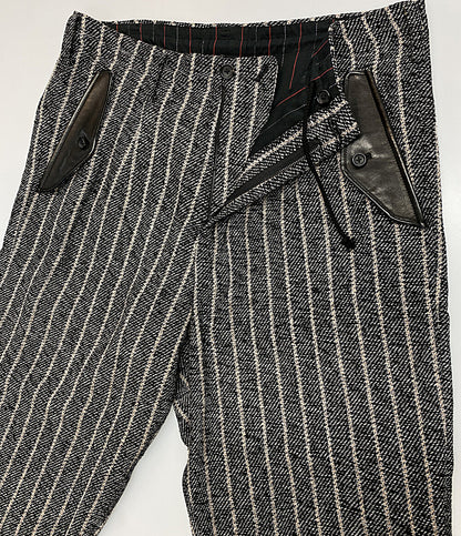 YOHJI YAMAMOTO POUR HOMME パンツ 3BLEND ST HEM TAB PANTS 24AW メンズ SIZE 2 ヨウジヤマモトプールオム