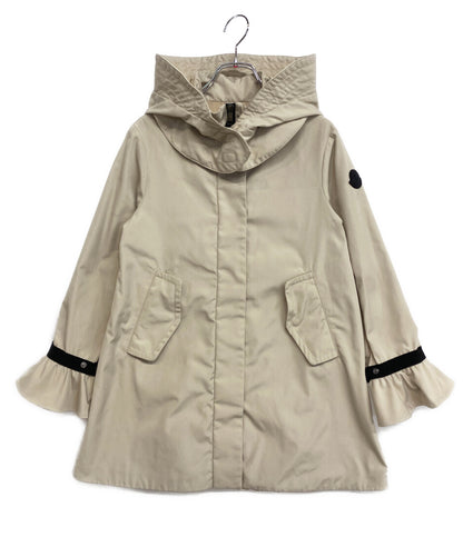 MONCLER ATHELAS プリーツナイロンコート レディース SIZE 12A モンクレール