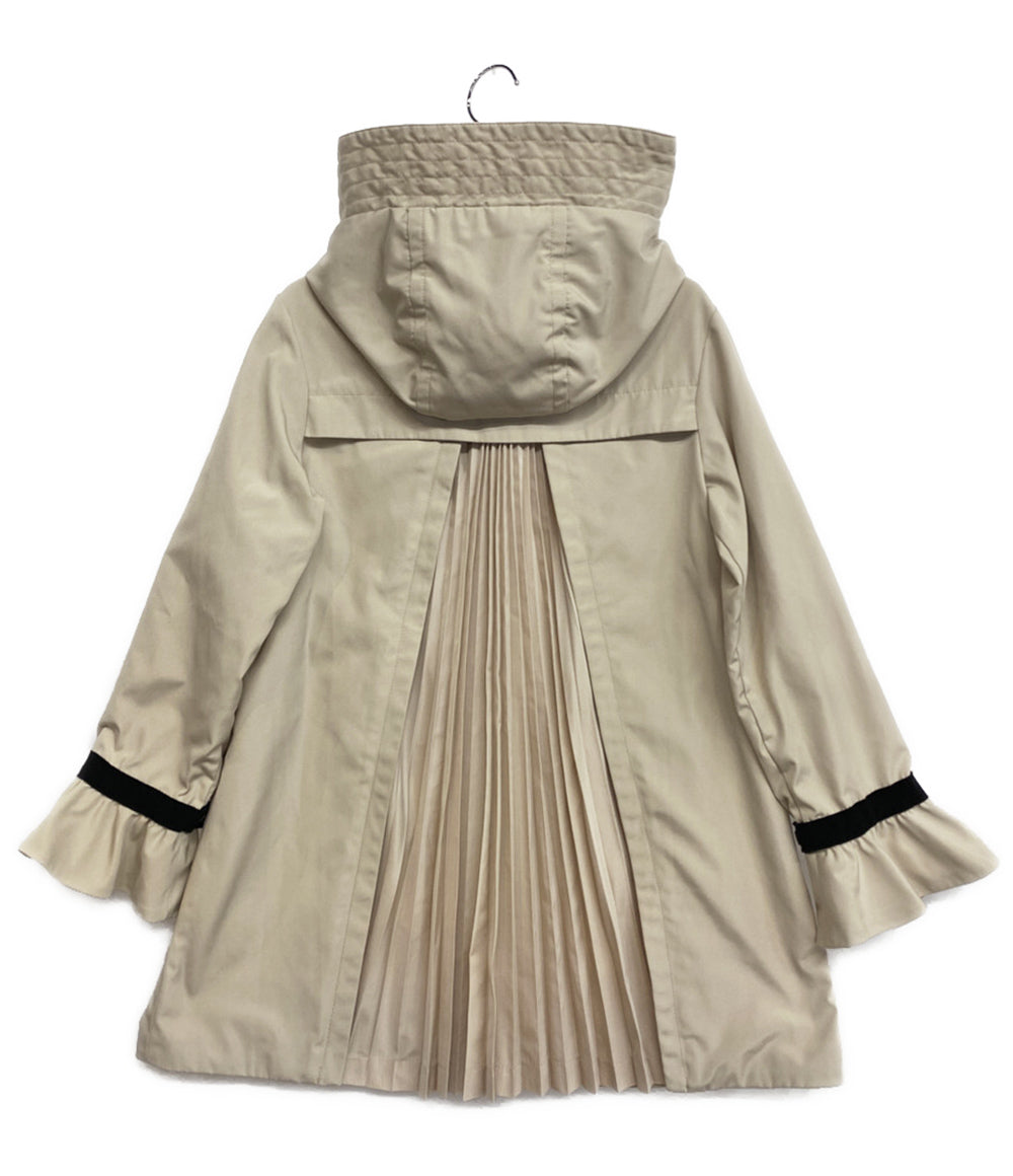 MONCLER ATHELAS プリーツナイロンコート レディース SIZE 12A モンクレール