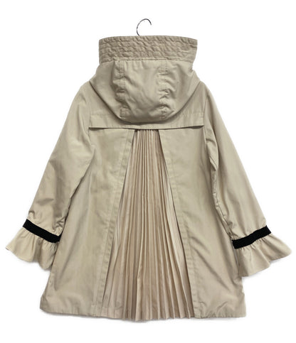 MONCLER ATHELAS プリーツナイロンコート レディース SIZE 12A モンクレール