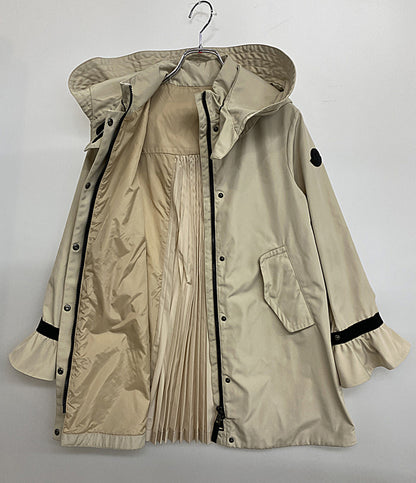 MONCLER ATHELAS プリーツナイロンコート レディース SIZE 12A モンクレール