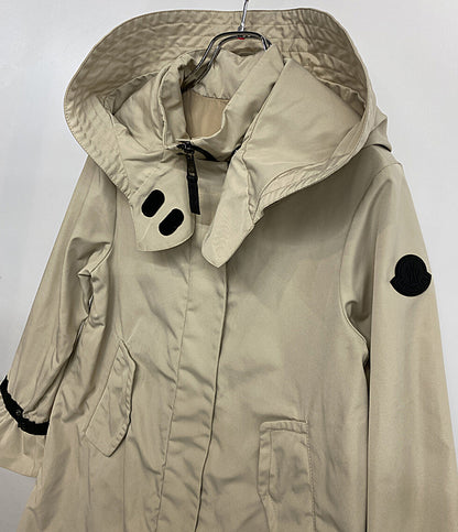 MONCLER ATHELAS プリーツナイロンコート レディース SIZE 12A モンクレール