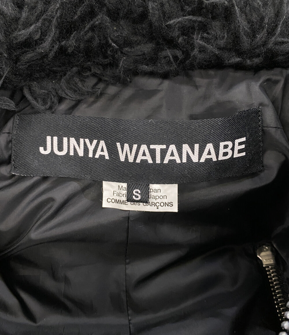 JUNYA WATANABE ジャケット フーデッドファースタッズブルゾン 23AW JL-J029 レディース SIZE S ジュンヤワタナベ