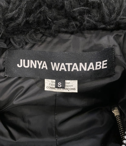 JUNYA WATANABE ジャケット フーデッドファースタッズブルゾン 23AW JL-J029 レディース SIZE S ジュンヤワタナベ