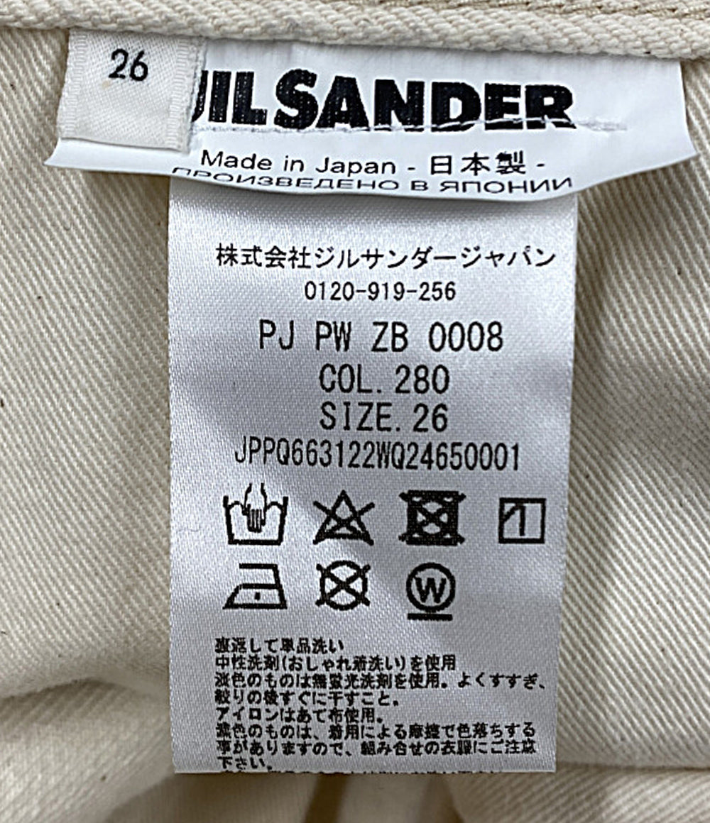 Jil sander＋ コットンハーフパンツ レディース SIZE 26 ジルサンダー