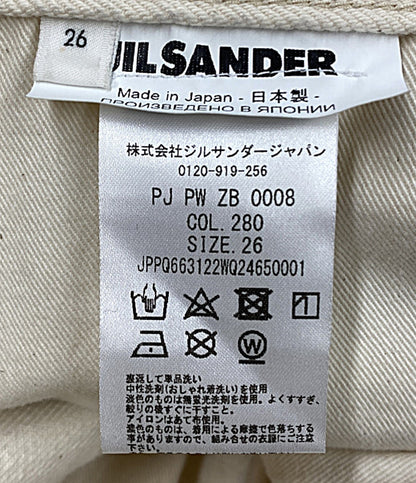 Jil sander＋ コットンハーフパンツ レディース SIZE 26 ジルサンダー
