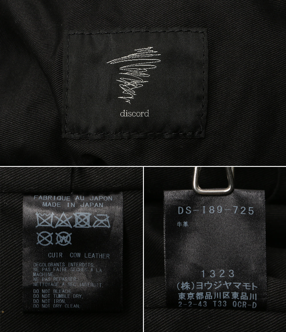 DISCORD YOHJI YAMAMOTO ディスコードヨウジヤマモト 2WAY変形ショルダーバッグ DS-I89-725 メンズ