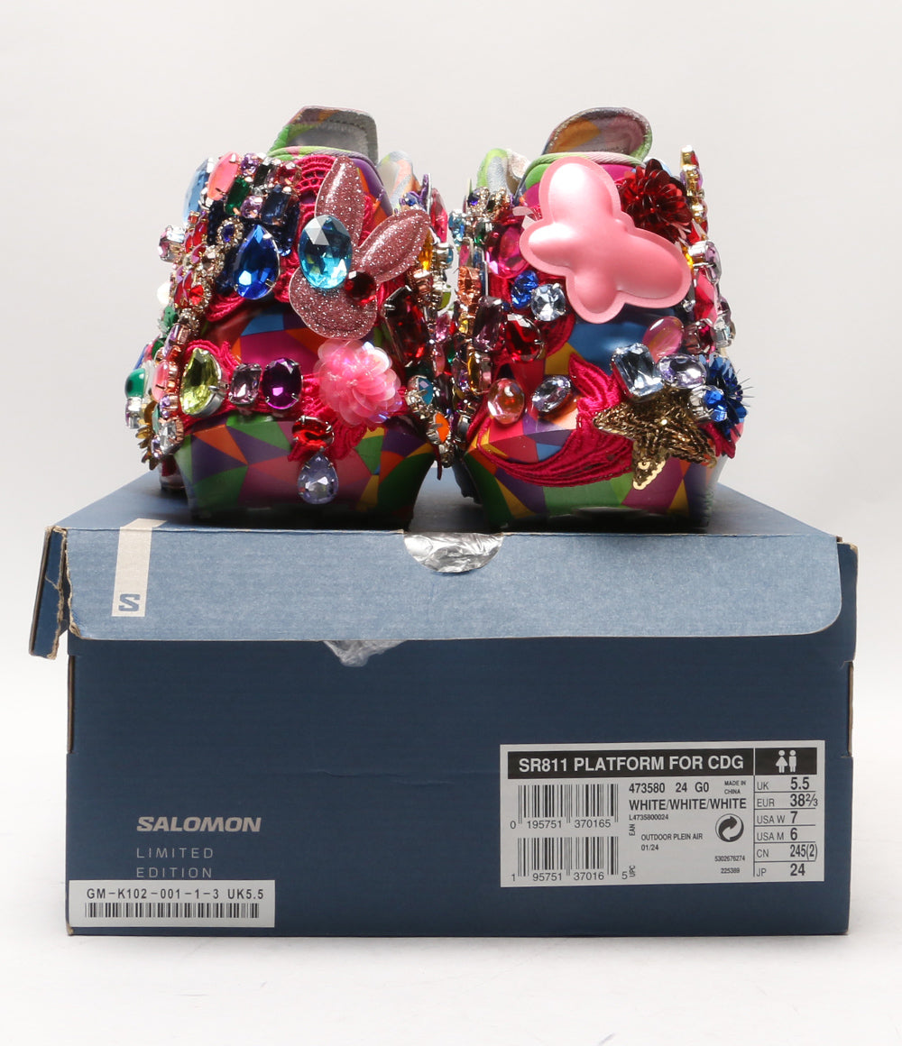 COMME des GARCONS × SALOMON サロモン ビジュースニーカー レディース SIZE 24cm コムデギャルソン