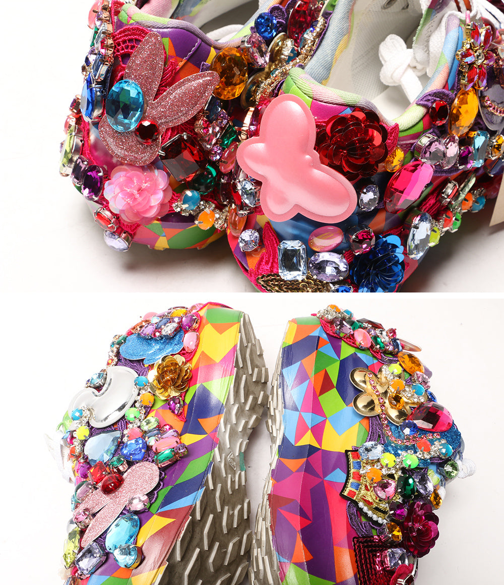 COMME des GARCONS × SALOMON サロモン ビジュースニーカー レディース SIZE 24cm コムデギャルソン