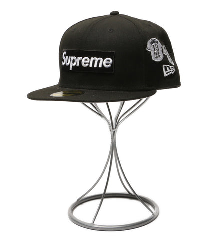 美品 Supreme × NEW ERA ニューエラ キャップ JERSEYS BOXLOGO メンズ SIZE 60.6cm シュプリーム