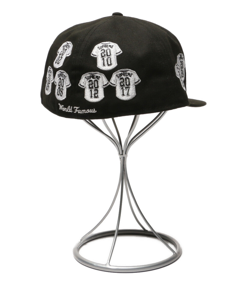 美品 Supreme × NEW ERA ニューエラ キャップ JERSEYS BOXLOGO メンズ SIZE 60.6cm シュプリーム