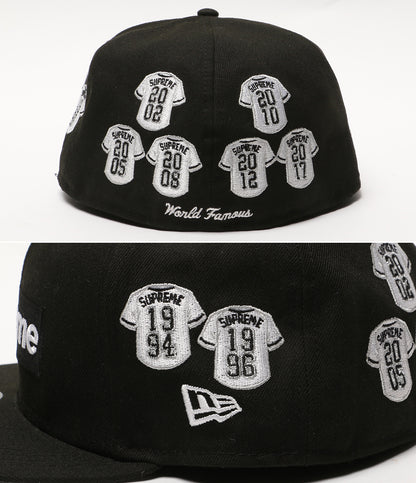 美品 Supreme × NEW ERA ニューエラ キャップ JERSEYS BOXLOGO メンズ SIZE 60.6cm シュプリーム
