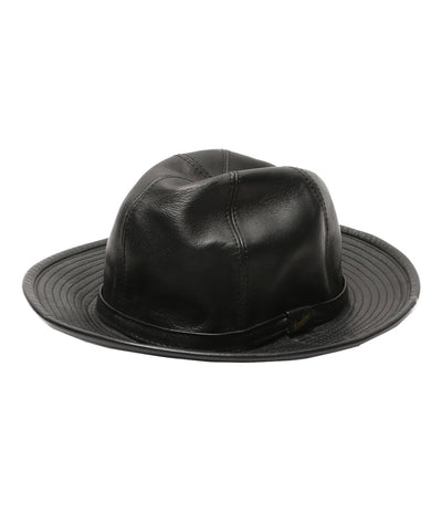 Y's for men ボルサリーノ Borsalino レザーハット メンズ SIZE 58 ワイズ フォー メン