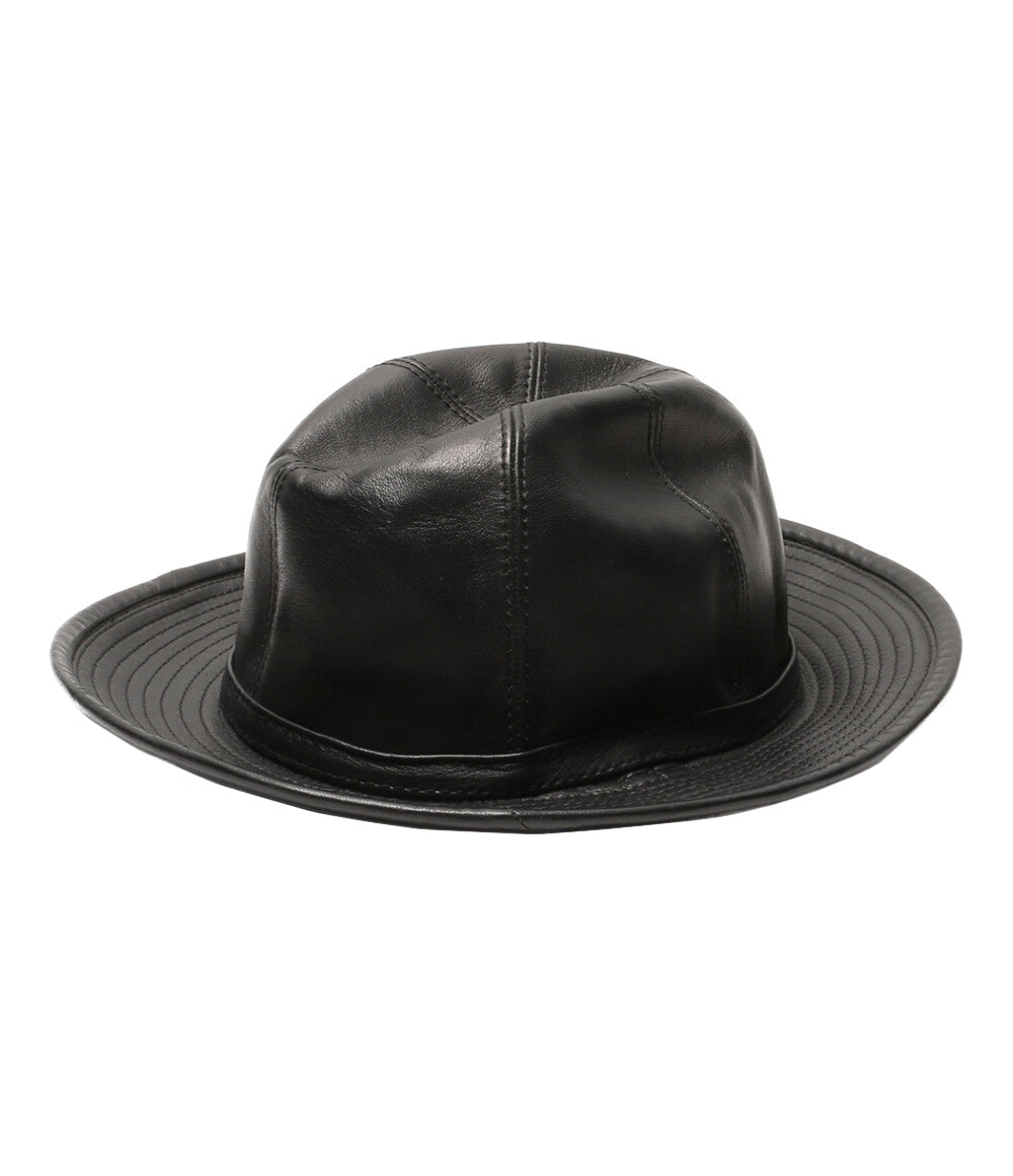 Y's for men ボルサリーノ Borsalino レザーハット メンズ SIZE 58 ワイズ フォー メン