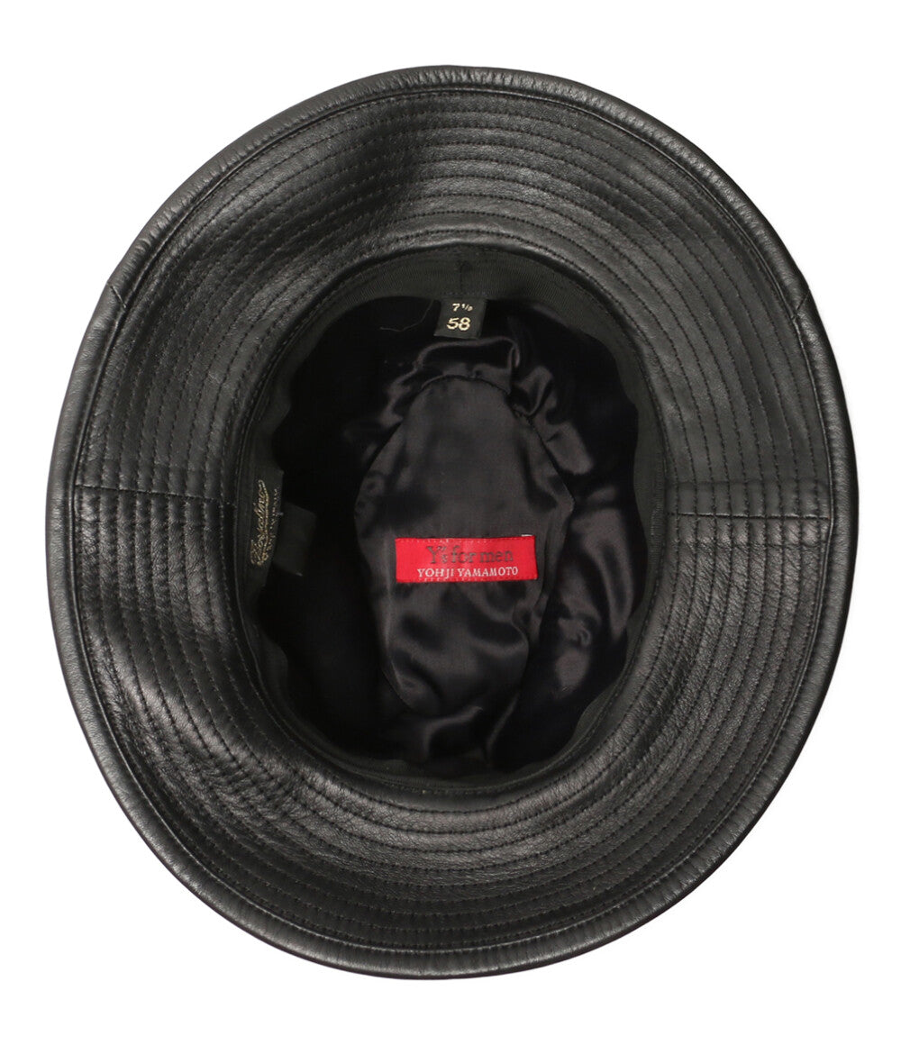 Y's for men ボルサリーノ Borsalino レザーハット メンズ SIZE 58 ワイズ フォー メン