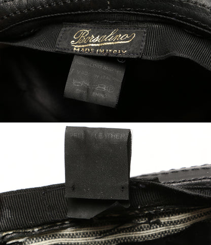 Y's for men ボルサリーノ Borsalino レザーハット メンズ SIZE 58 ワイズ フォー メン
