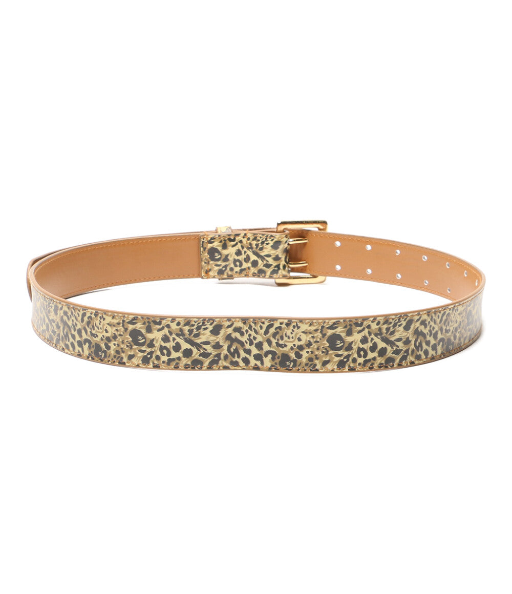 A BATHING APE ヒョウ柄ベルト レディース アベイシングエイプ