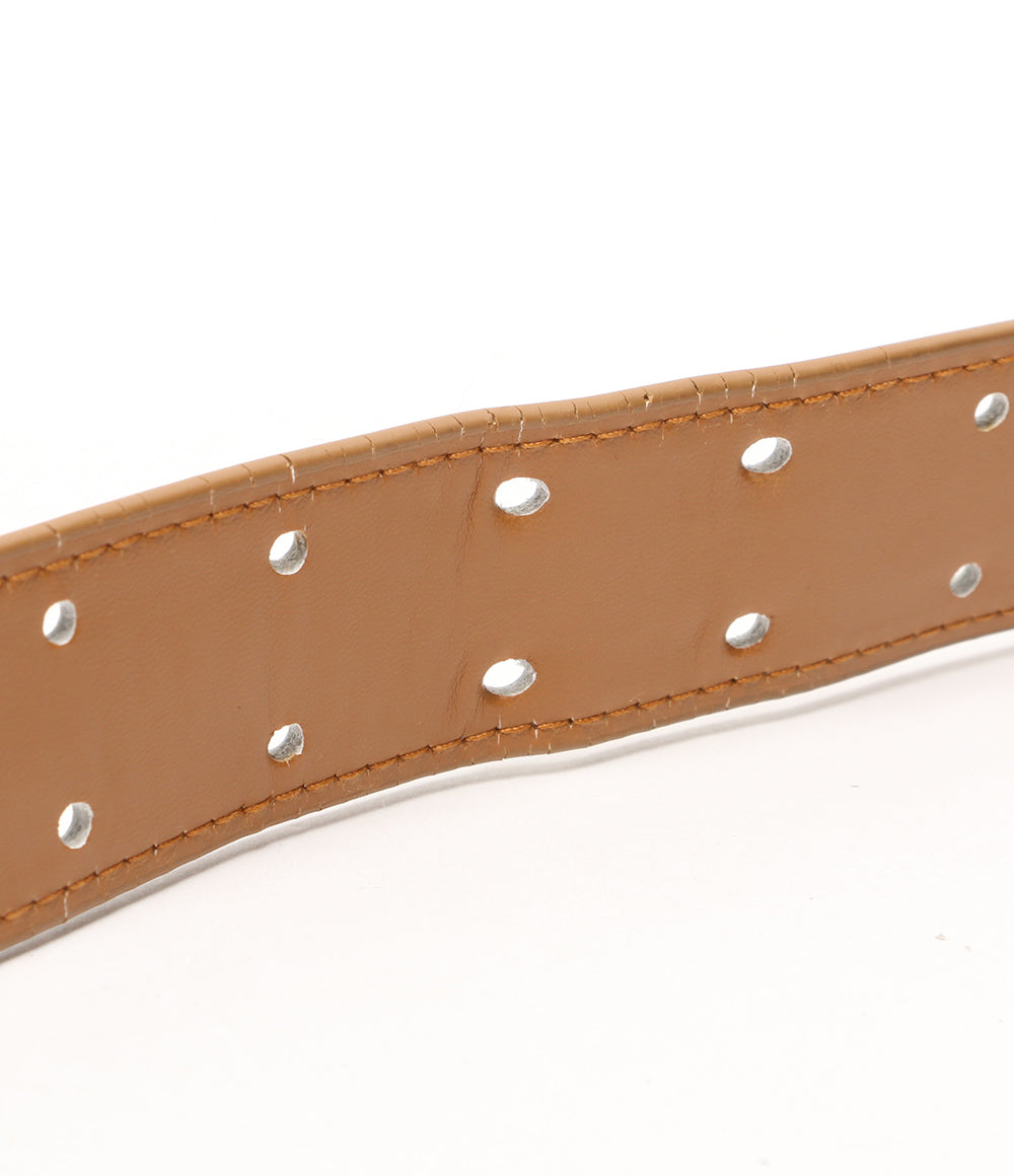 A BATHING APE ヒョウ柄ベルト レディース アベイシングエイプ