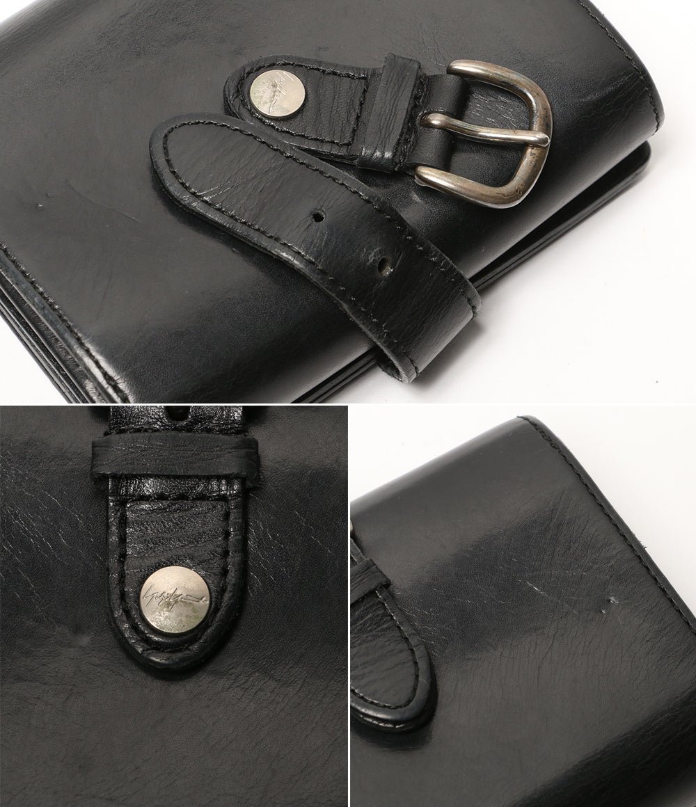 YOHJI YAMAMOTO 二つ折り財布 ベルトデザインウォレット メンズ ヨウジヤマモト