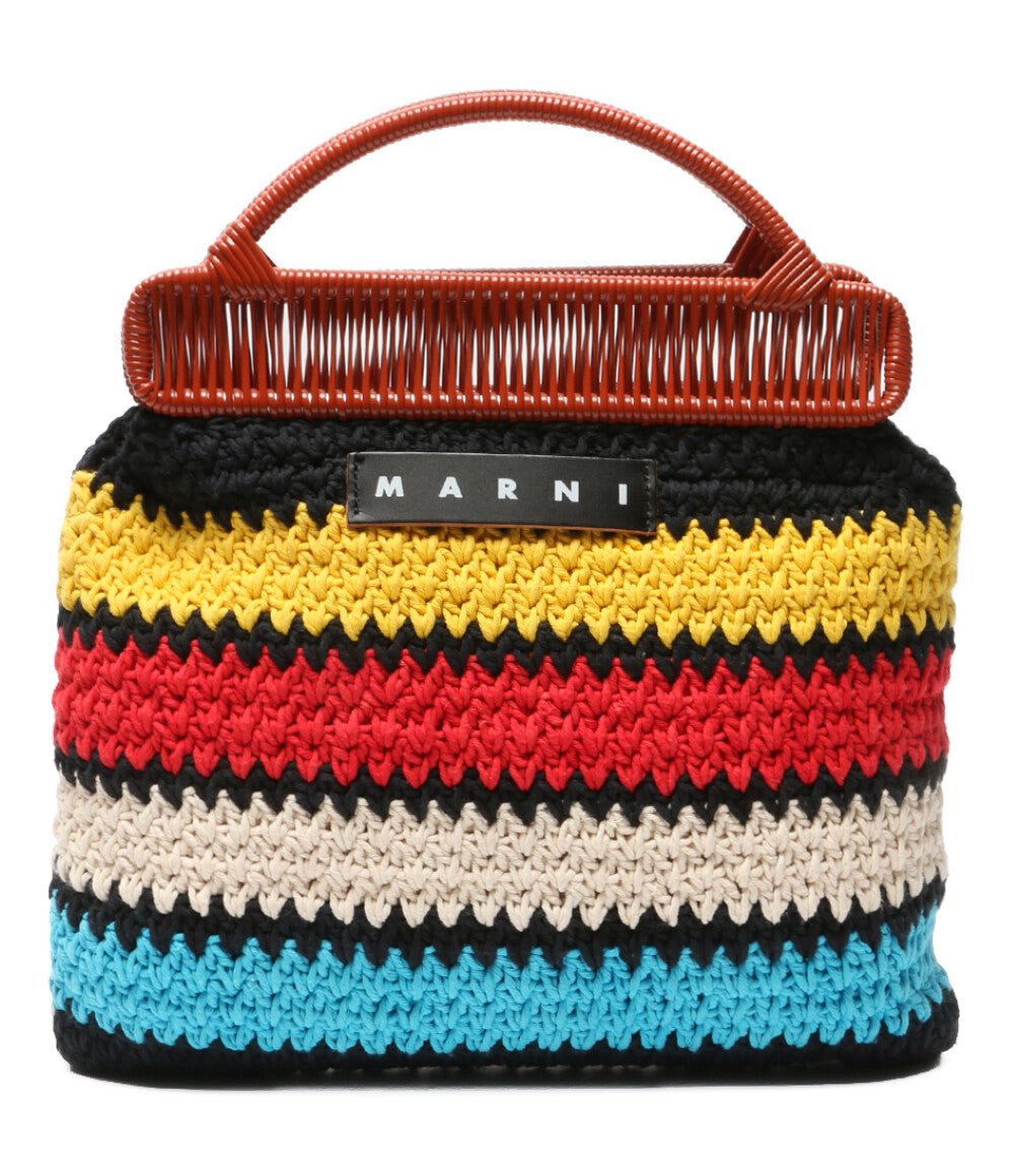 MARNI ニットバッグ クロシェ マルチカラー レディース マルニ