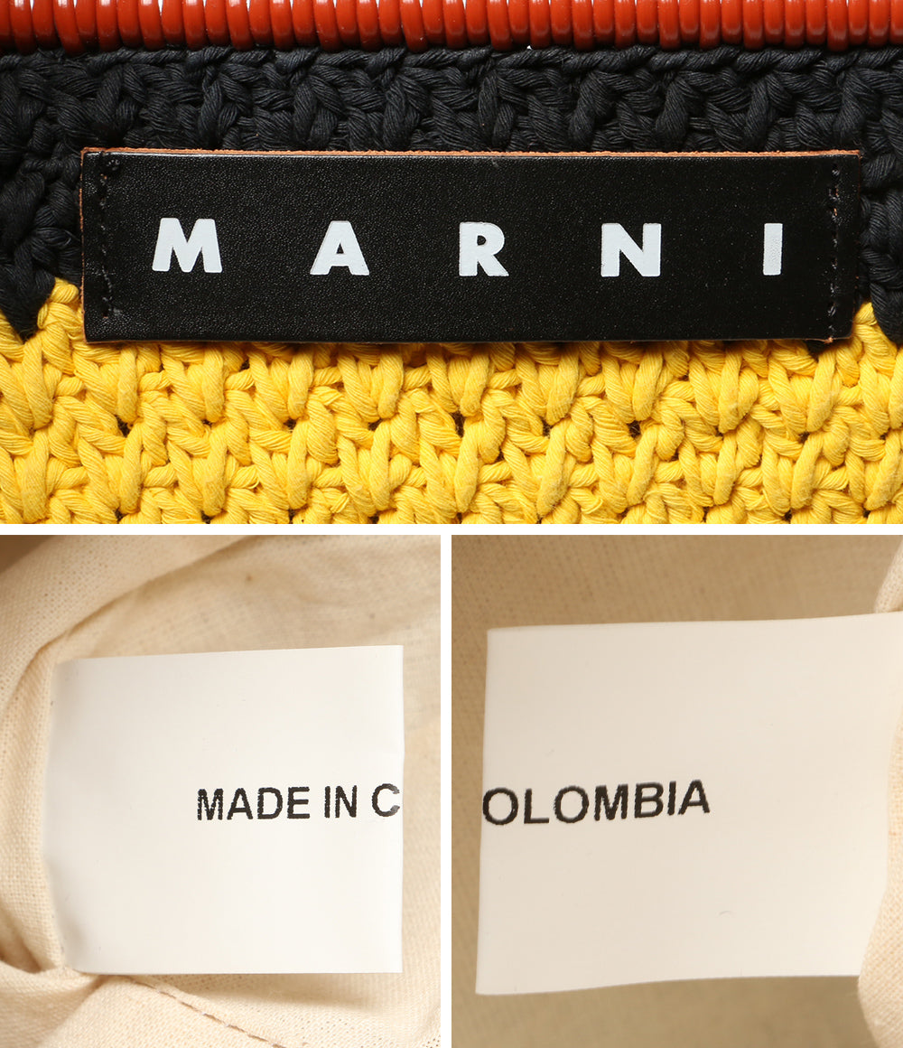 MARNI ニットバッグ クロシェ マルチカラー レディース マルニ