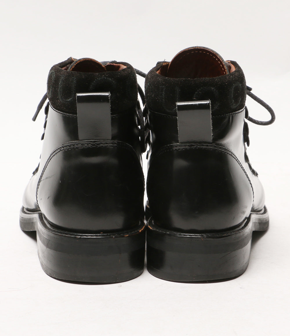 GUCCI レースアップブーツ 0153 ブラック レディース SIZE 36.5 グッチ