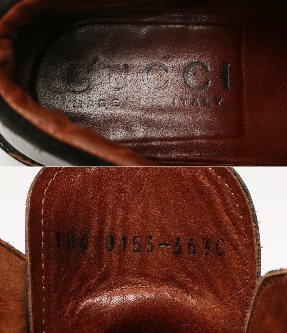 GUCCI レースアップブーツ 0153 ブラック レディース SIZE 36.5 グッチ