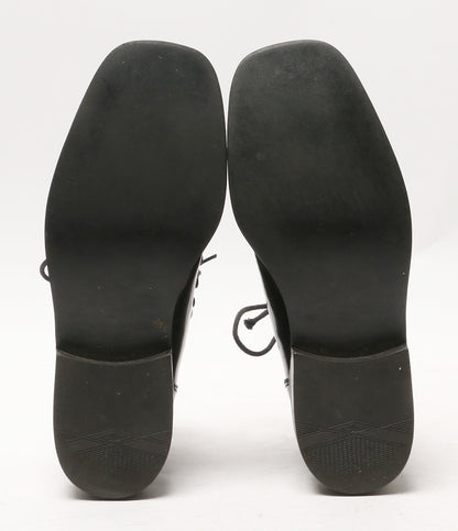 GUCCI レースアップブーツ 0153 ブラック レディース SIZE 36.5 グッチ