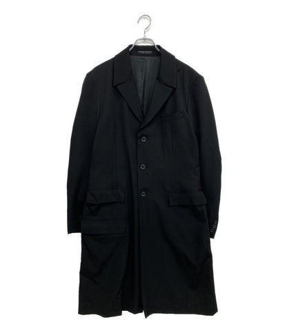 YOHJI YAMAMOTO POUR HOMME REGULATION ウールギャバジンドクタージャケット 23AW HJ-J01-140 メンズ SIZE 2 ヨウジヤマモトプールオム