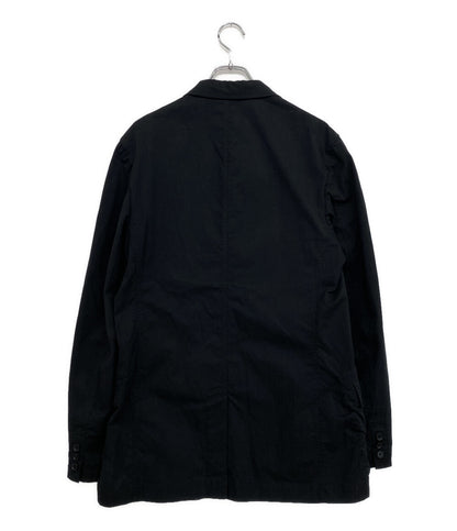 GROUND Y テーラードジャケット COTTON NYLON OXFORD LONG JACKET 24AW GO-J12-813 メンズ SIZE 3 グラウンド ワイ
