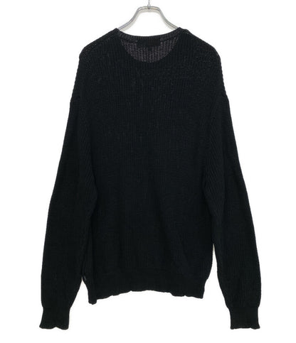 Supreme×COMME des GARCONS SHIRT コムデギャルソンシャツ ロゴ クルーネックニット メンズ SIZE M シュプリーム