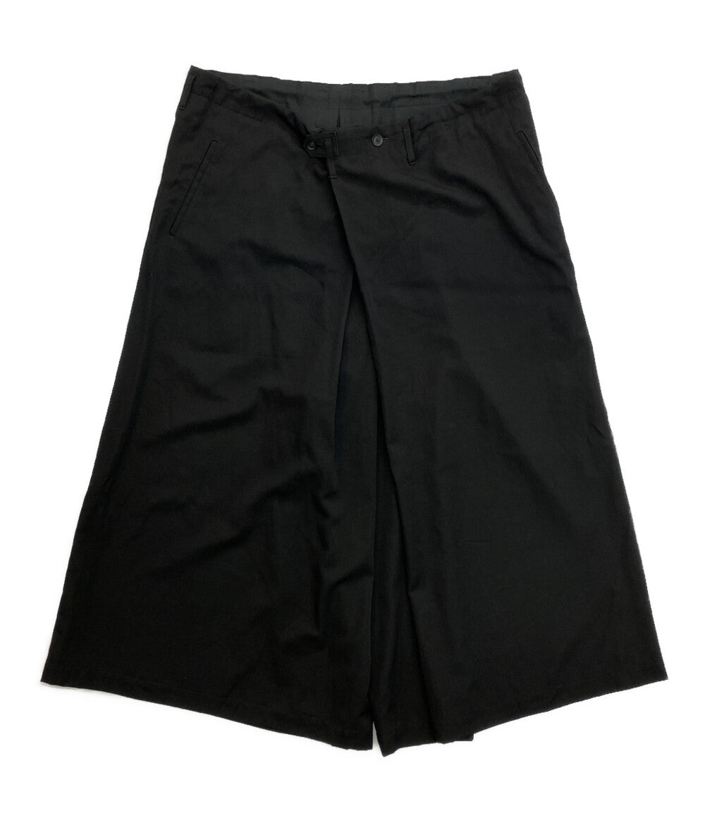 YOHJI YAMAMOTO POUR HOMME シワギャバラップスカート 18AW HN-P47-100 メンズ SIZE 2 ヨウジヤマモトプールオム