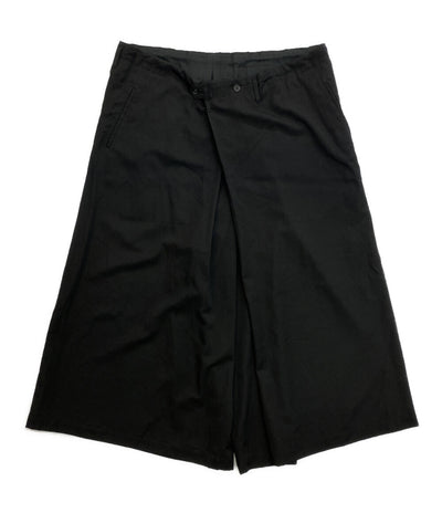 YOHJI YAMAMOTO POUR HOMME シワギャバラップスカート 18AW HN-P47-100 メンズ SIZE 2 ヨウジヤマモトプールオム
