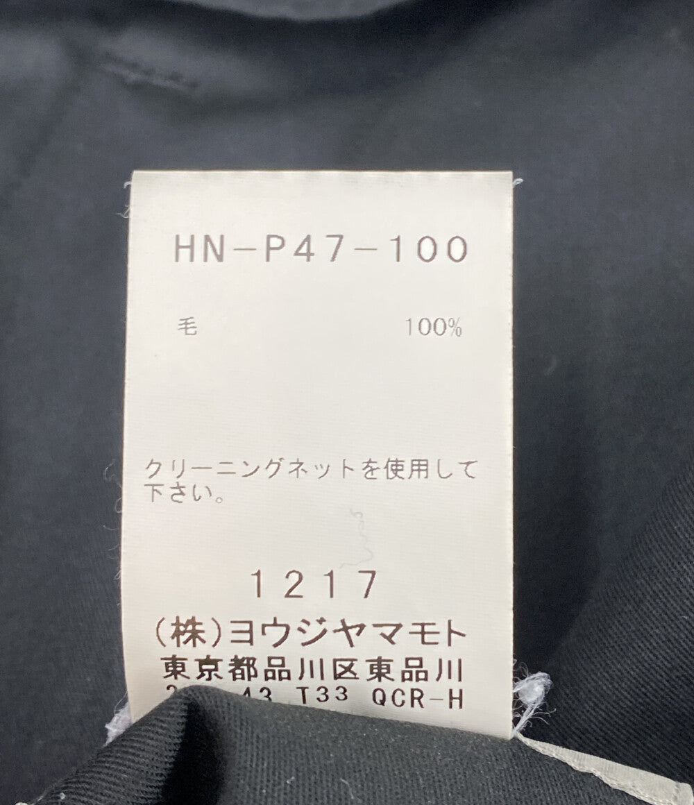 YOHJI YAMAMOTO POUR HOMME シワギャバラップスカート 18AW HN-P47-100 メンズ SIZE 2 ヨウジヤマモトプールオム