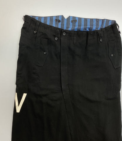 YOHJI YAMAMOTO POUR HOMME プリントスカート Cu Ry S WW PT SKIRT 24AW HO-S09-226 メンズ SIZE 3 ヨウジヤマモトプールオム