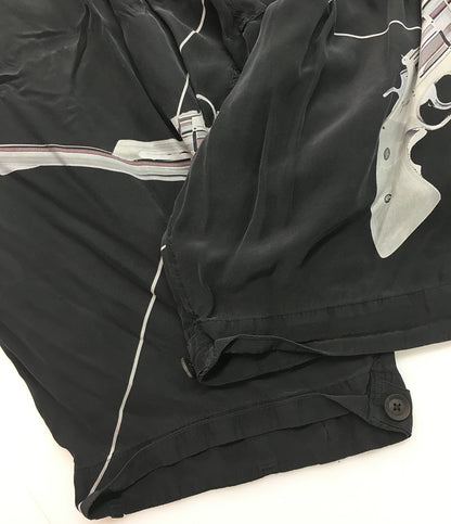 YOHJI YAMAMOTO POUR HOMME マチ付きP・柄 サルエルパンツ 21AW メンズ SIZE 3 ヨウジヤマモトプールオム