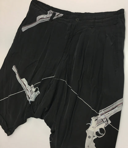YOHJI YAMAMOTO POUR HOMME マチ付きP・柄 サルエルパンツ 21AW メンズ SIZE 3 ヨウジヤマモトプールオム