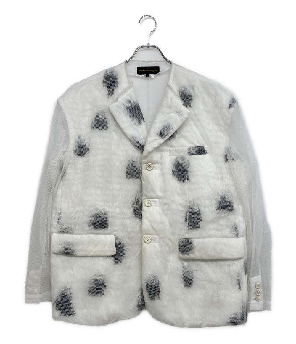 COMME des GARCONS メッシュレイヤードジャケット 25SS GO-J010 レディース SIZE XS コムデギャルソン