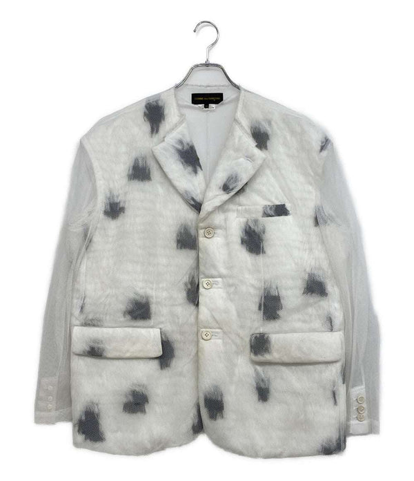 COMME des GARCONS メッシュレイヤードジャケット 25SS GO-J010 レディース SIZE XS コムデギャルソン