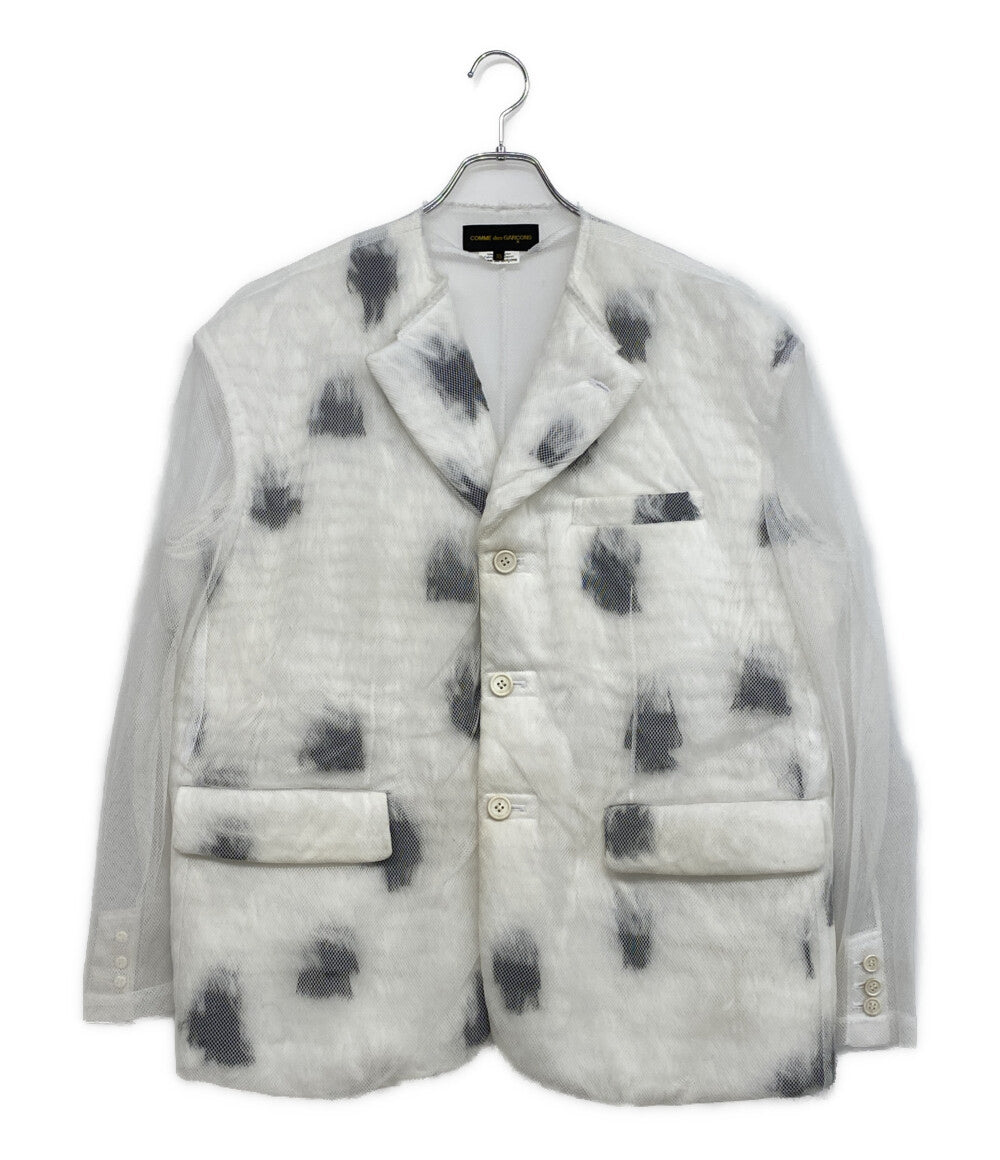 COMME des GARCONS メッシュレイヤードジャケット 25SS GO-J010 レディース SIZE XS コムデギャルソン
