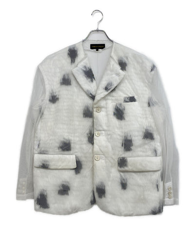 COMME des GARCONS メッシュレイヤードジャケット 25SS GO-J010 レディース SIZE XS コムデギャルソン
