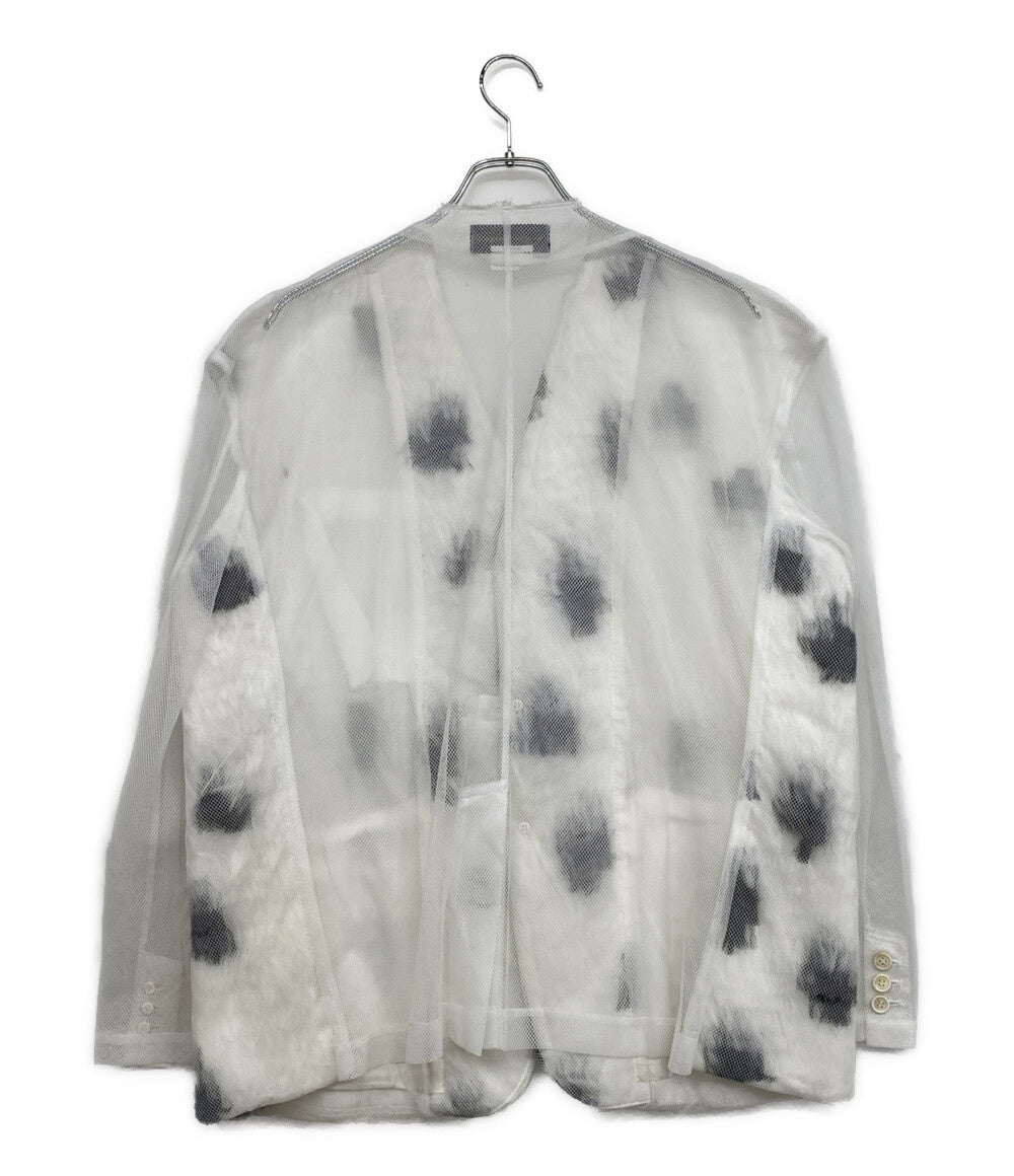 COMME des GARCONS メッシュレイヤードジャケット 25SS GO-J010 レディース SIZE XS コムデギャルソン