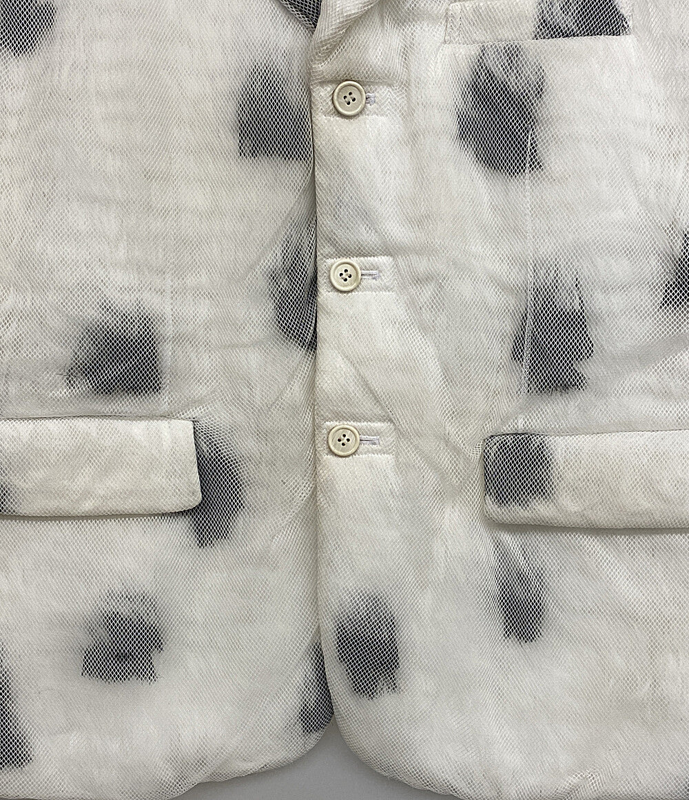 COMME des GARCONS メッシュレイヤードジャケット 25SS GO-J010 レディース SIZE XS コムデギャルソン