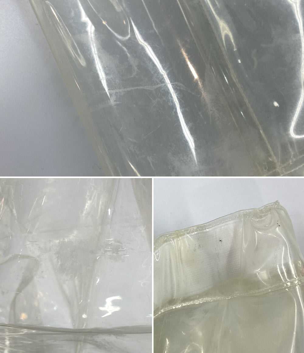 BLACK COMME des GARCONS オーバーサイズスローガンクリアスカート 22AW レディース SIZE M ブラックコムデギャルソン